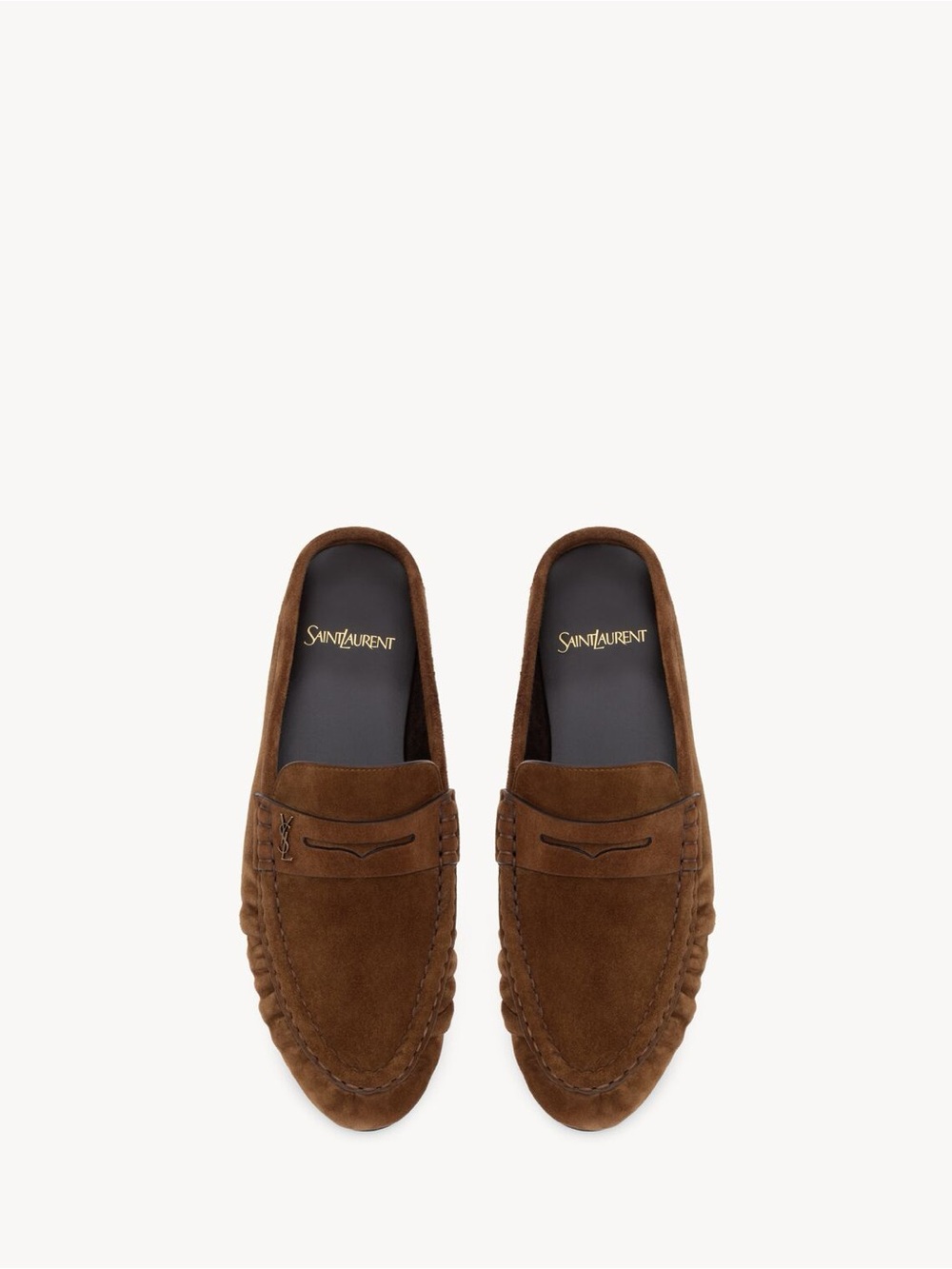 Saint Laurent Le Loafer suede slippers It38 - Picture 2 of 12
